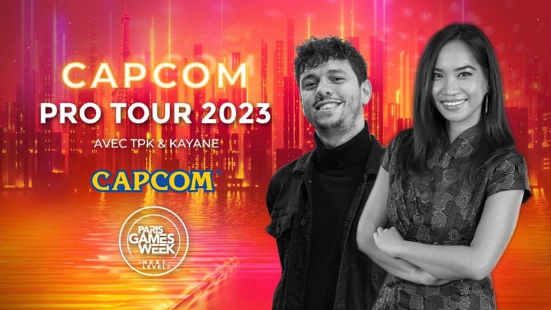 Follow from home the CAPCOM PRO TOUR 2023 FRANCE OFFLINE PREMIER with Kayane & TPK
