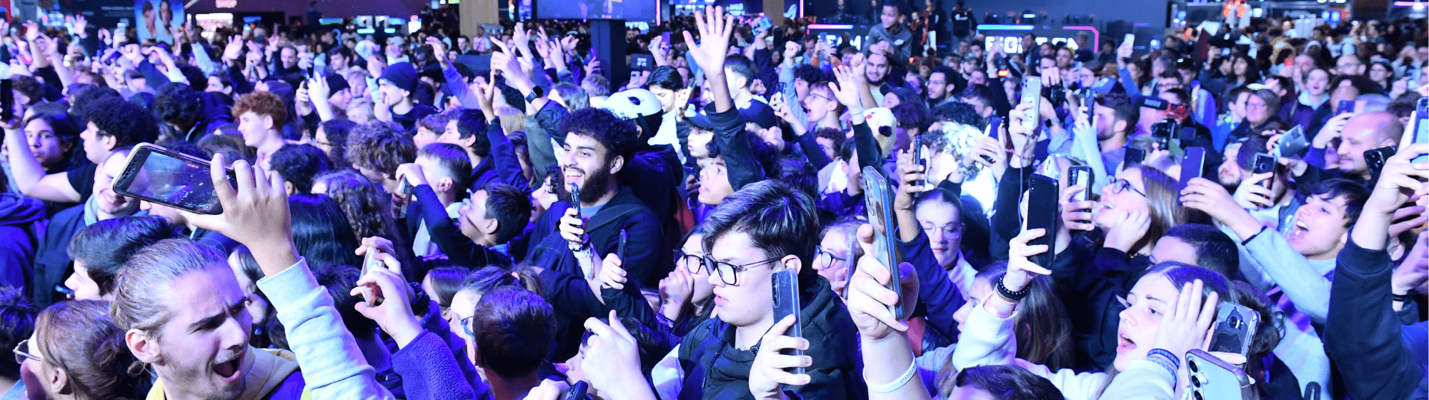 Foule de visiteurs sur la Paris Games Week