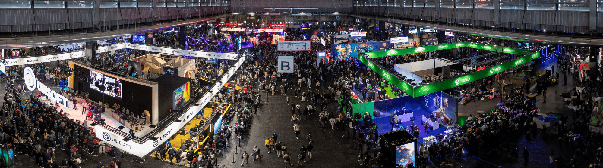 View of Paris Games Week stands