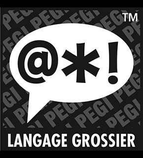 icone PEGI indiquant la précense de language grossier