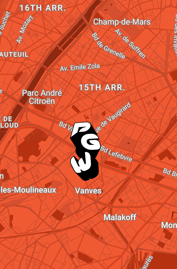 Interactive map of the event location