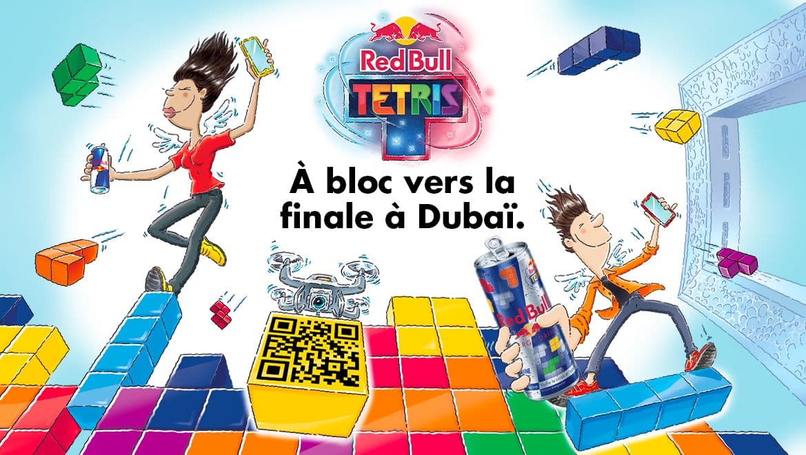 image Red Bull Tetris