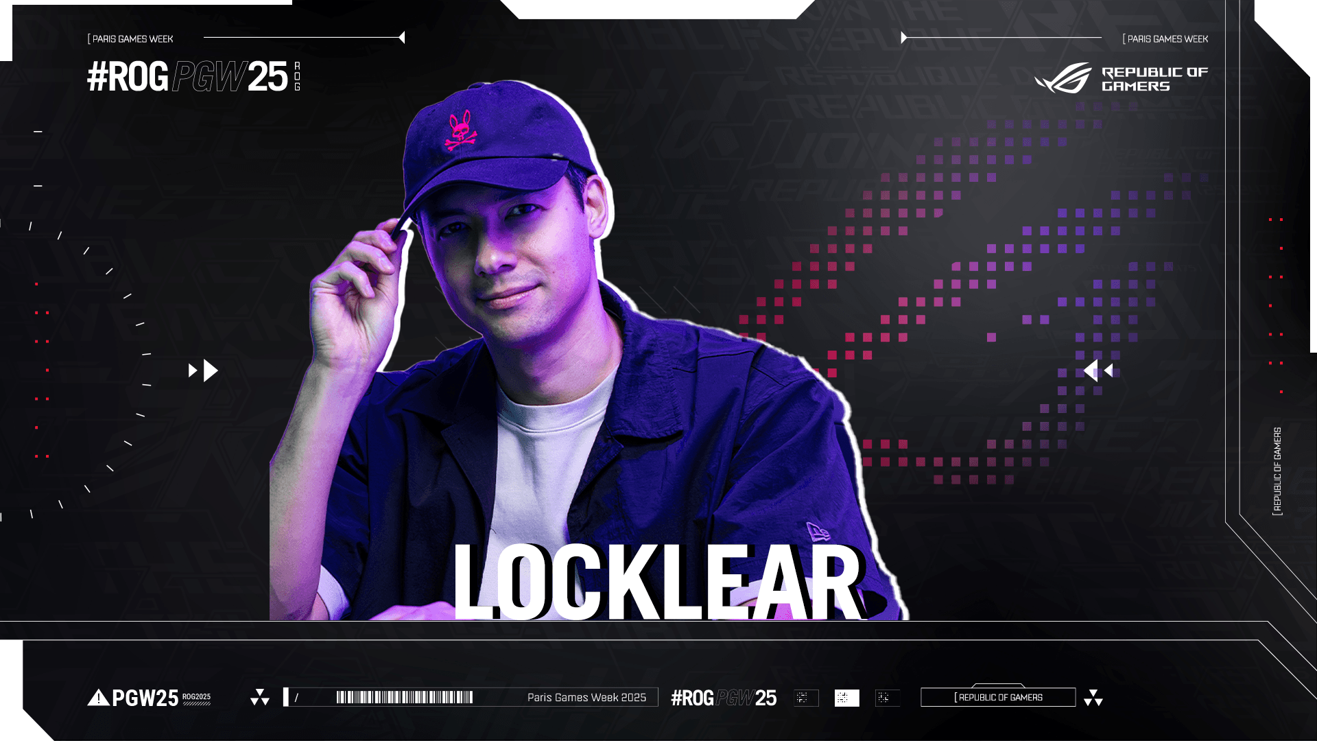 image Locklear : La légende du FPS et du Battle Royale débarque sur la scène ROG !
