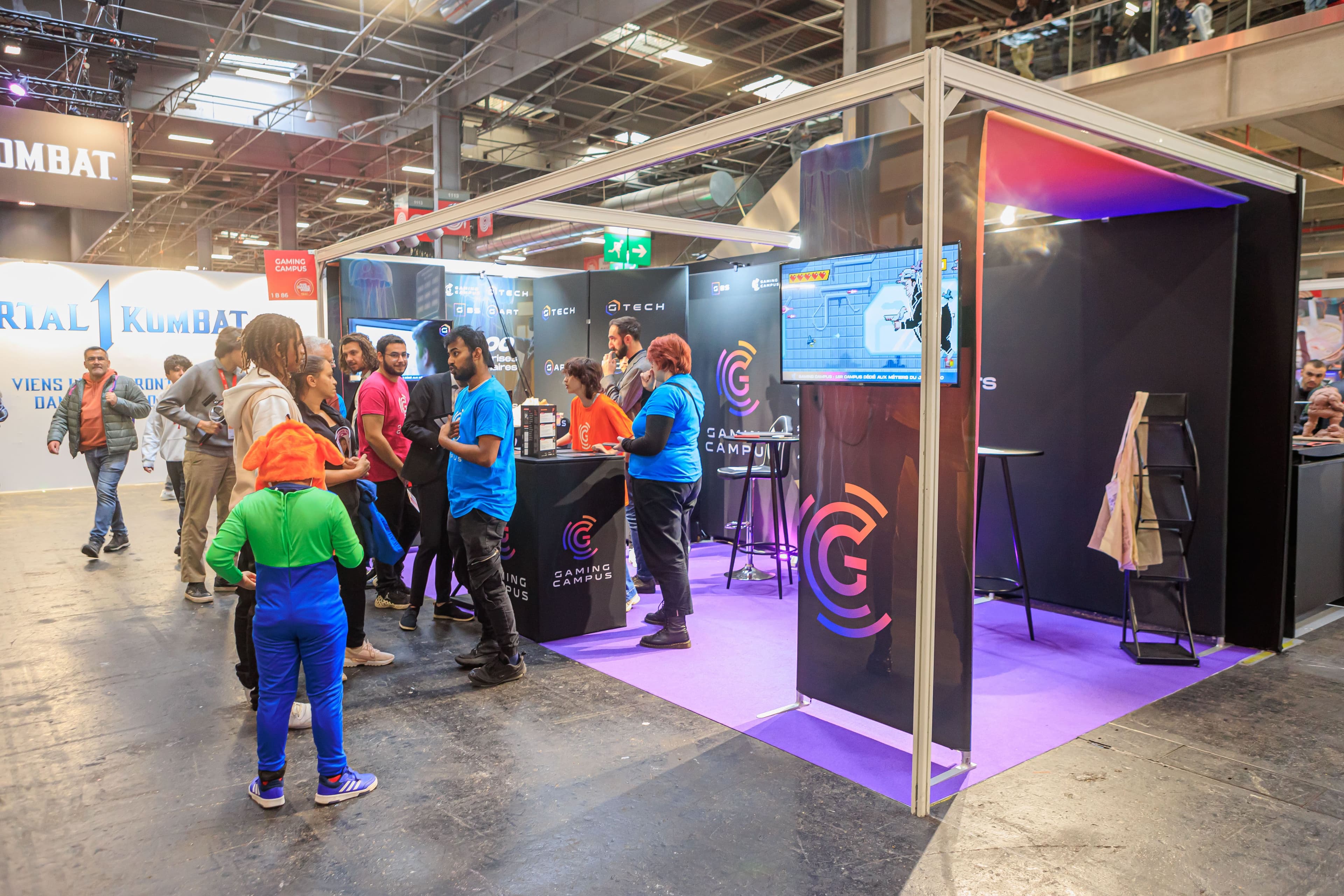 Paris Games week campus stand