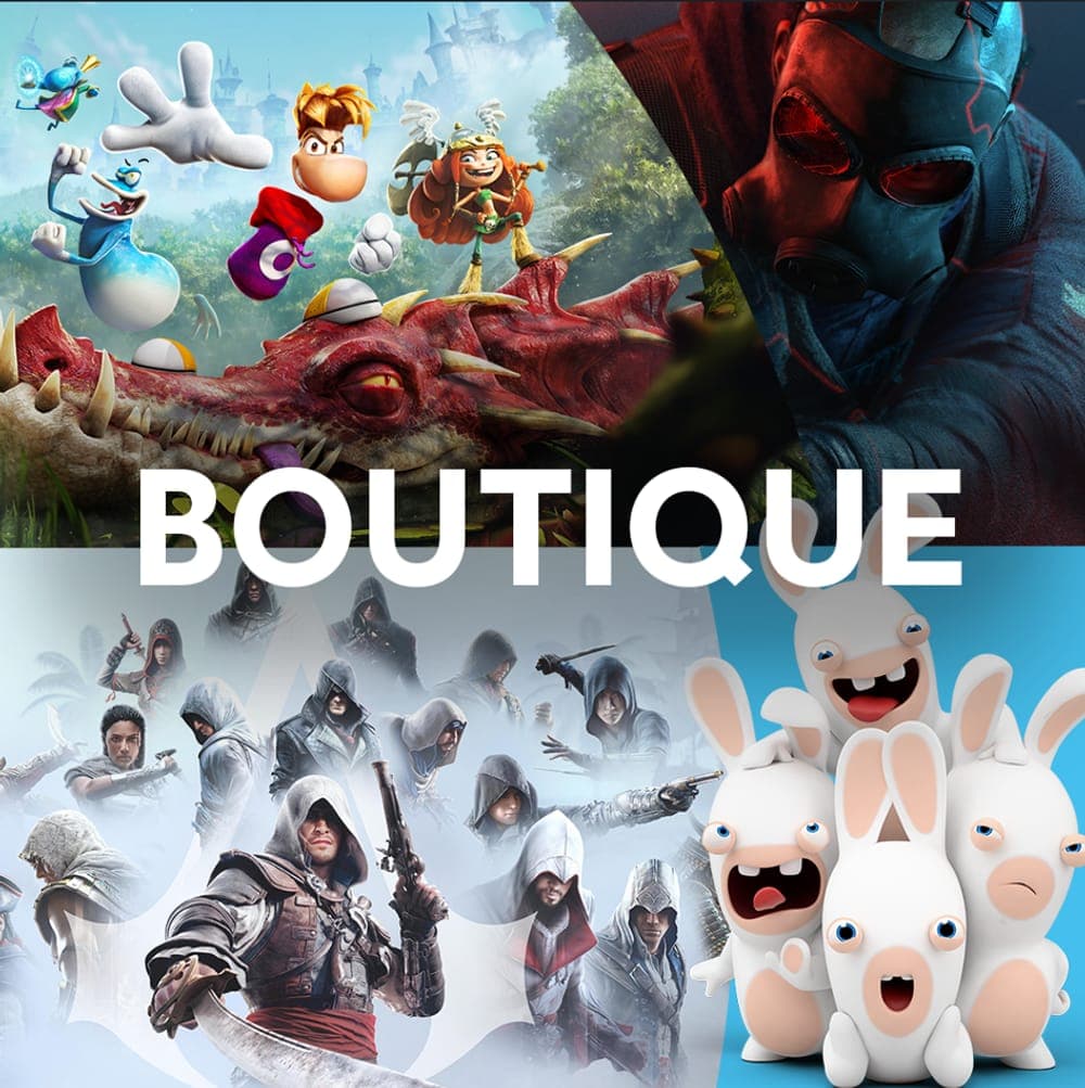 Boutique Ubisoft : produits exclusifs